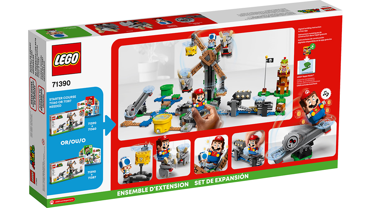 LEGO® Super Mario™ Reznor Knockdown Expansion Set - Merchandise